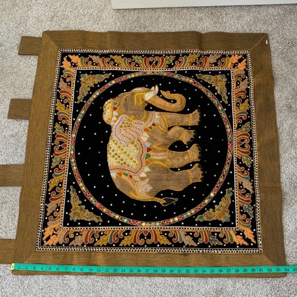 Wall Hanging Elephant Handmade Kalaga - Picture 12 of 12